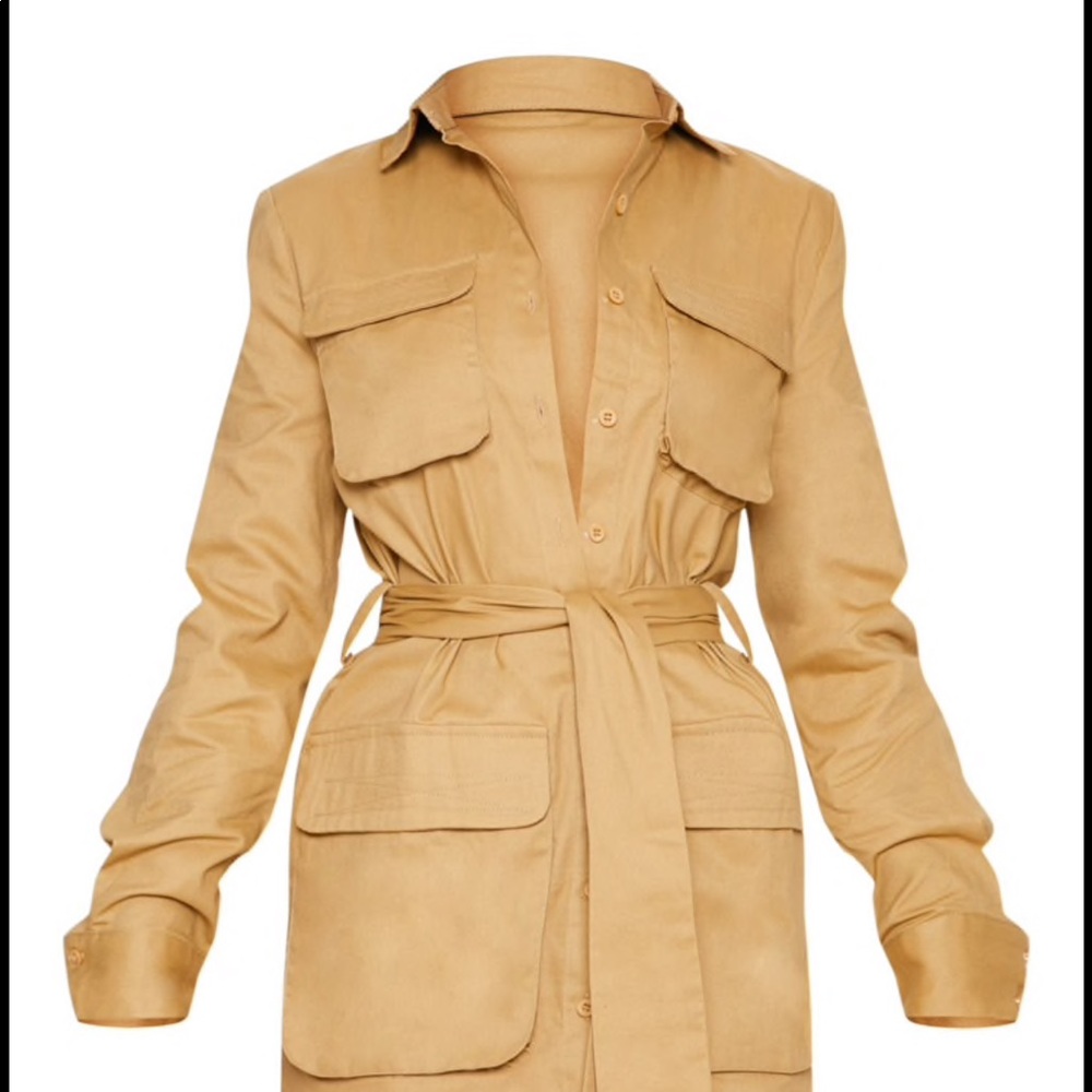 Utility shirt dress